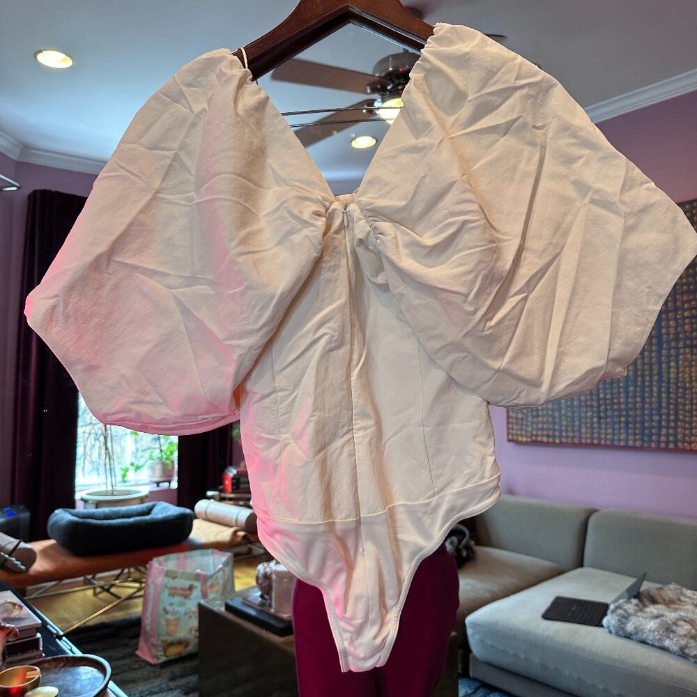 Zara - Viral Bodysuit - Puffed Sleeves, underwire - Size XS